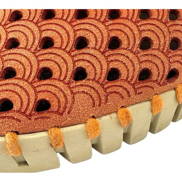 Ilse Jacobsen Tulip Laser-Cut Comfort Slip On Shoes Camelia Orange US 10 EU41 - Picture 11 of 15